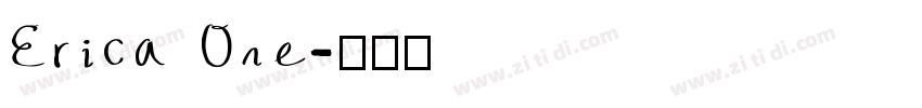 Erica One字体转换